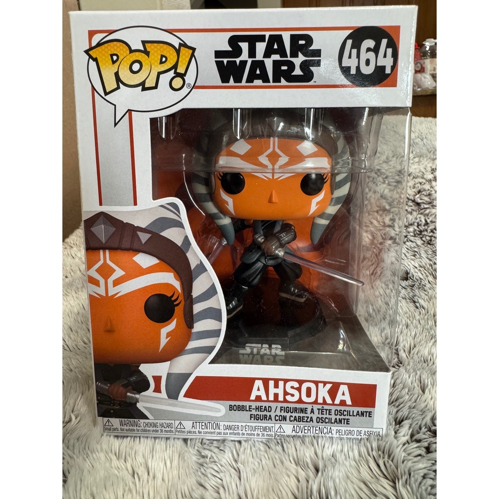 Funko Pop Star‎ Wars Ahsoka Tano Bobblehead 464 Vinyl Figure New